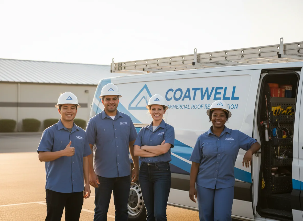 Commercial roof coating company in Meigs, GA
